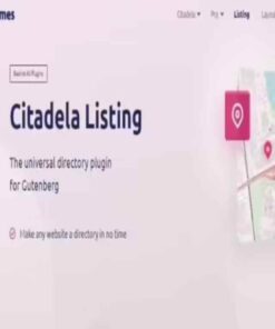 Citadela Listing The universal directory plugin for Gutenberg
