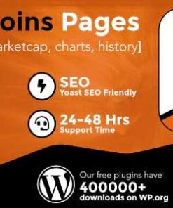 Coins MarketCap GPL WordPress Cryptocurrency Plugin