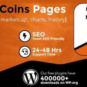 Products Update 2 6 Coins MarketCap GPL WordPress Cryptocurrency Plugin