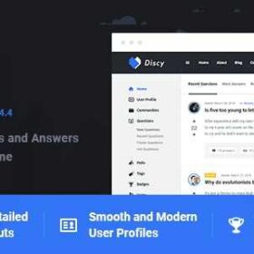 Products Update 2 7 Discy Theme GPL – Social Questions and Answers WordPress Theme