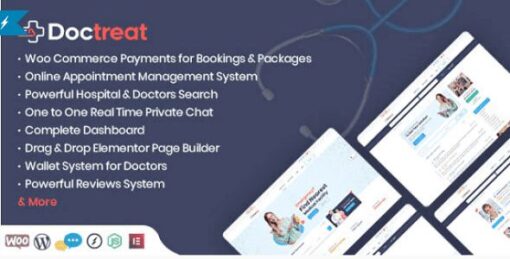 Doctreat Theme GPL – Doctors Directory WordPress Website