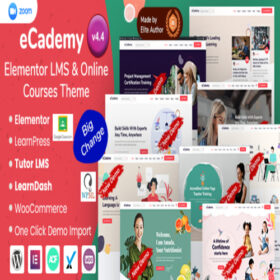 Ecademy Elementor LMS & Online Courses Theme