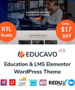 Educavo Theme GPL Multipurpose Online Courses & Education