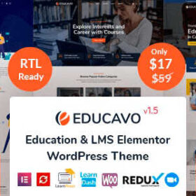 Products Update 2 18 Educavo Theme GPL Multipurpose Online Courses & Education