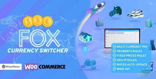 FOX GPL – WooCommerce Currency Switcher Professional – Multi Currency [WOOCS]