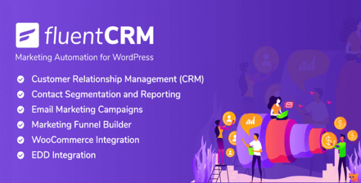 FluentCRM Pro GPL – Email Marketing Automation For WP