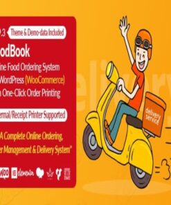 FoodBook Online Food Ordering System for WordPress with One-Click Order Printing