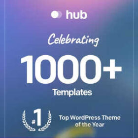 Hub Theme GPL – Responsive Multi-Purpose WordPress Websites