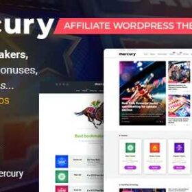 Products Update 2 18 Mercury Theme GPL – Affiliate, Casino, Gambling & Other Niches. Reviews & News WordPress Websites