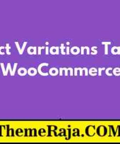 Product Variations Table for WooCommerce GPL Extension