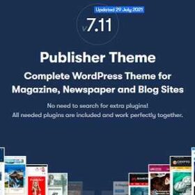 Publisher Theme GPL – Magazine Blog Newspaper and Review