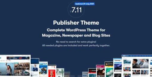 Publisher Theme GPL – Magazine Blog Newspaper and Review