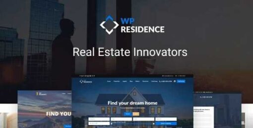 Residence Theme GPL – Real Estate WordPress Website