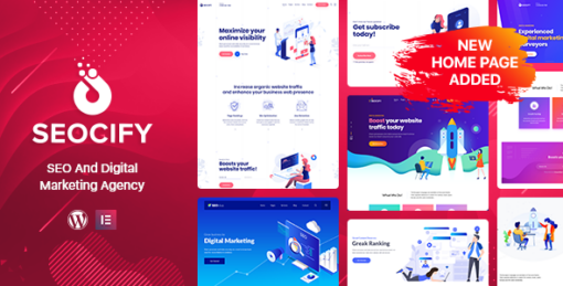 Seocify Theme GPL SEO Digital Marketing Agency WordPress Websites