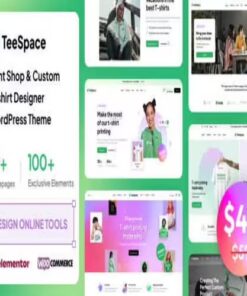 TeeSpace Print Custom T-shirt Designer WordPress theme