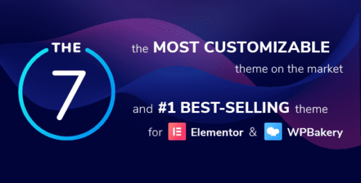 The7 Theme GPL Responsive Multi-Purpose WordPress Websites