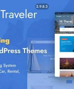 Traveler Theme GPL Travel Booking