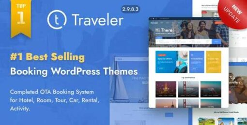 Traveler Theme GPL Travel Booking