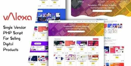 Valexa GPL PHP Script For Selling Digital Products & Digital Downloads