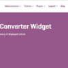 WooCommerce Currency Converter Widget Pro