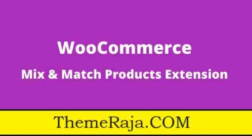 WooCommerce Mix and Match Products GPL Extension