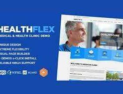 HEALTHFLEX Doctor Medical Clinic & Health WordPress Theme