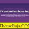 ACF Custom Database Tables GPL Plugin