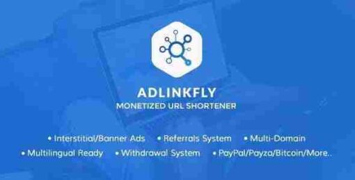 AdLinkFly GPL Monetized URL Shortener Script