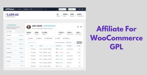 Affiliate For WooCommerce GPL Plugin