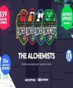 Alchemists Sports eSports & Gaming Club and News WordPress Theme
