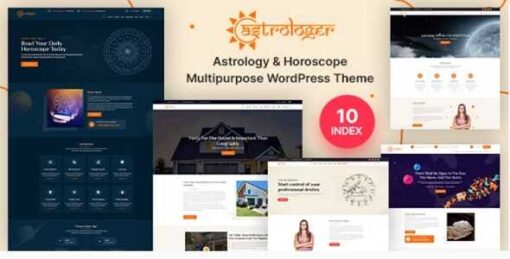 Astrologer Theme GPL – Horoscope and Astrology WordPress Theme