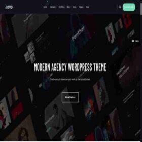 Avo Creative Portfolio & Agency WordPress Theme