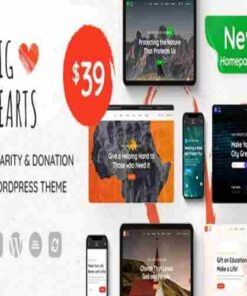 BigHearts Charity & Donation WordPress GPL Themes