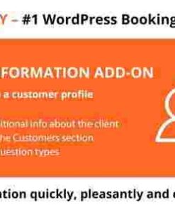 Bookly Customer Information Add-on GPL Plugin