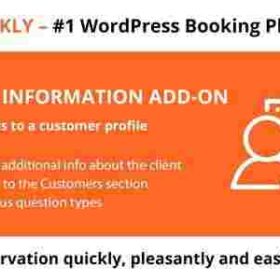 Bookly Customer Information Add-on GPL Plugin