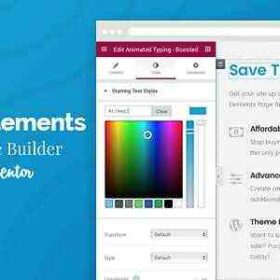 Boosted Elements For Elementor GPL WordPress Page Builder Add-on