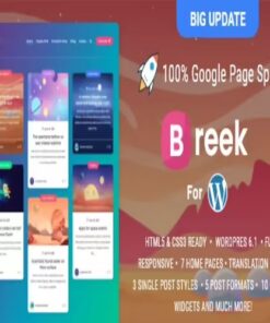 Breek Minimal Masonry WordPress Theme GPL