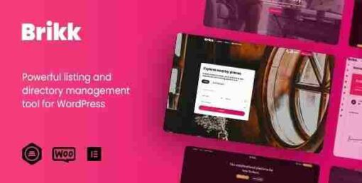 Brikk Theme GPL – Directory & Listing WordPress Websites