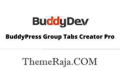 BuddyPress Group Tabs Creator Pro GPL Plugin