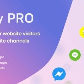 Chaty Pro GPL WhatsApp, Messenger, Telegram, Email, SMS, Maps, Chat & Call button
