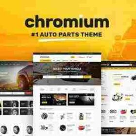 Chromium Theme GPL – Auto Parts Shop WordPress WooCommerce