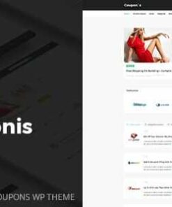 Couponis Theme GPL Affiliate & Submitting Coupons WordPress Theme