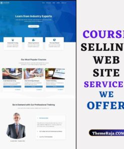 Course Selling Template WordPress Theme Customization