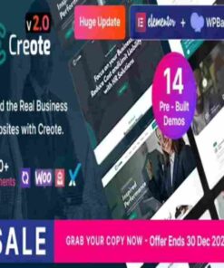 Creote GPL Theme – Consulting Business WordPress Theme