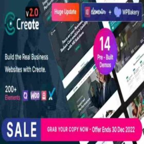 Creote GPL Theme – Consulting Business WordPress Theme