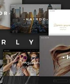 Curly Theme GPL A Stylish Theme for Hairdressers and Hair Salons