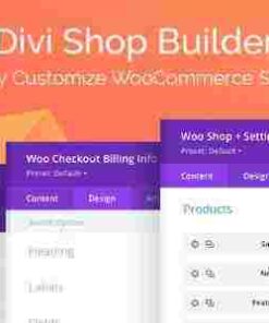 Divi Shop Builder GPL For WooCommerce