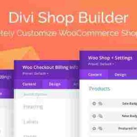 Divi Shop Builder GPL For WooCommerce