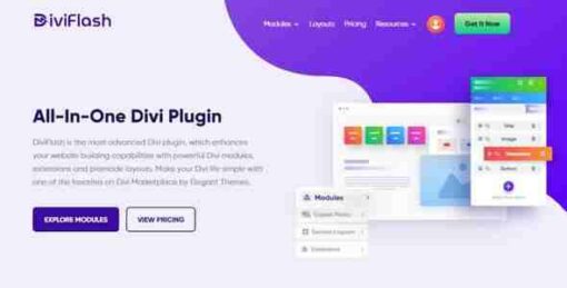 DiviFlash All Divi Modules In One Divi Plugins GPL Plugin