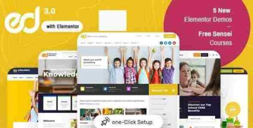 Ed School Theme GPL Education WordPress Theme